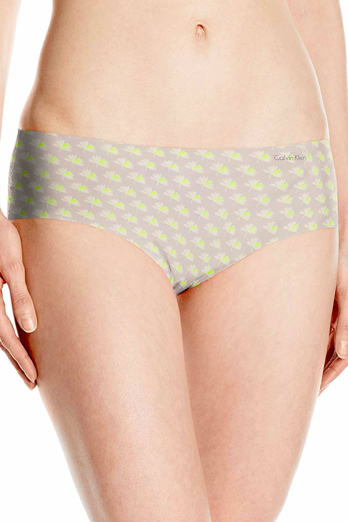 Calvin Klein Streaked Floral-Printed Invisibles Hipster
