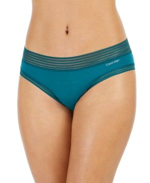 Calvin Klein Striped-Waist Hipster Underwear QD3672