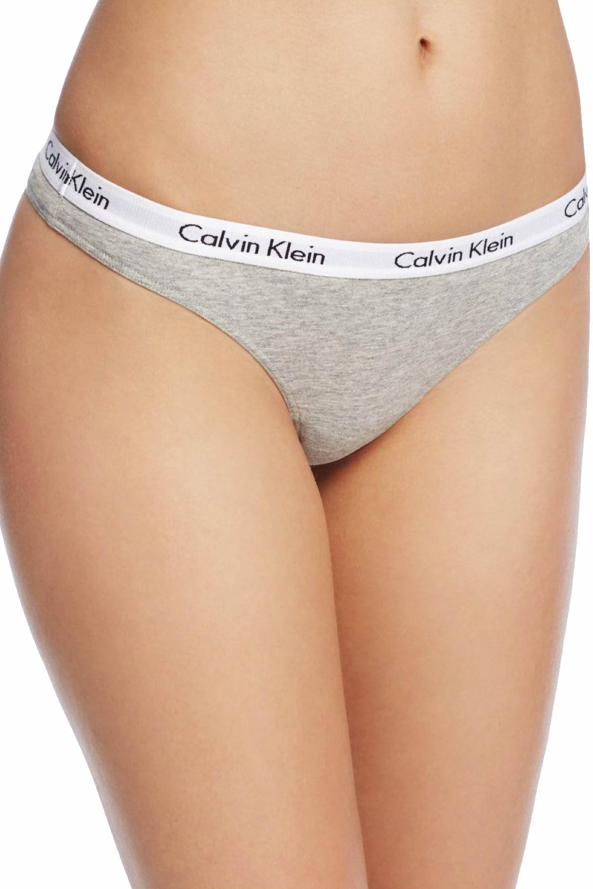 Calvin Klein Teal/Grey/Teal-Stripe Carousel Thong 3-Pack