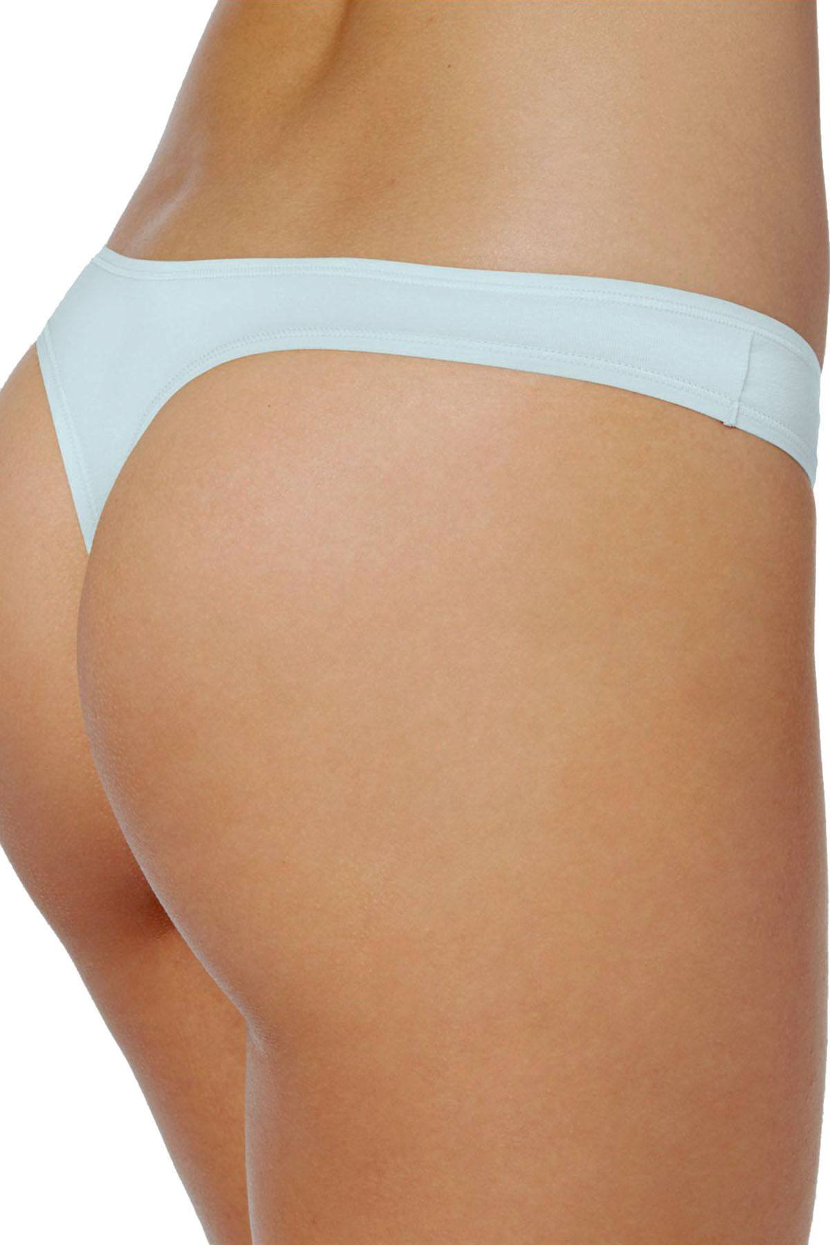 Calvin Klein Vent Blue Cotton Form Thong