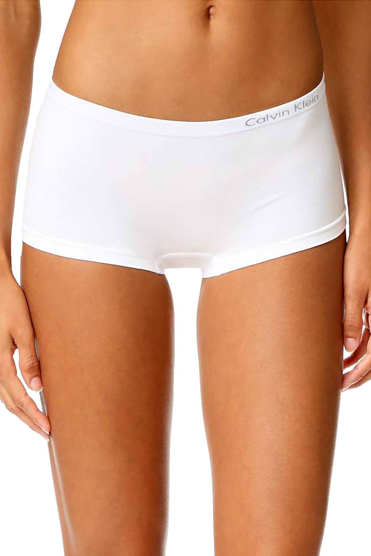 Calvin Klein White Pure Seamless Boyshort