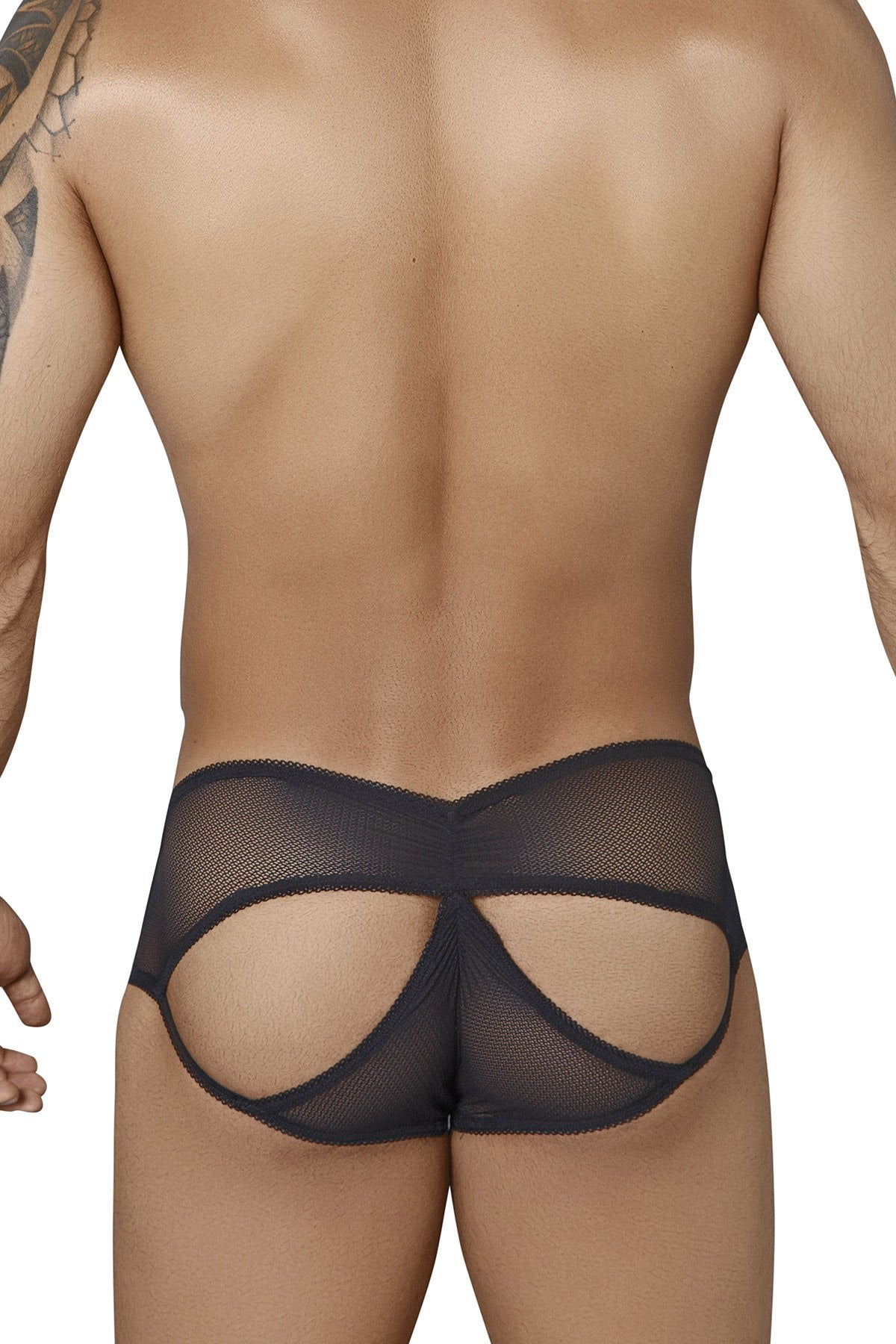 Candyman Black Bare Cheeks Brief