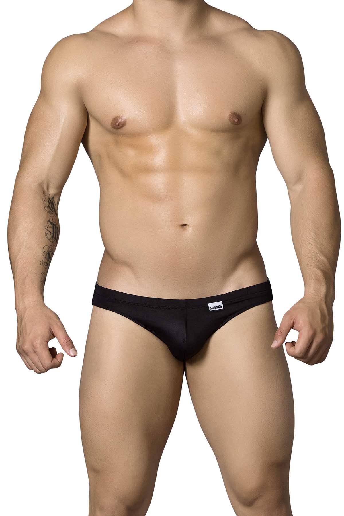 Candyman Black/Printed Kitty Swim Bikini