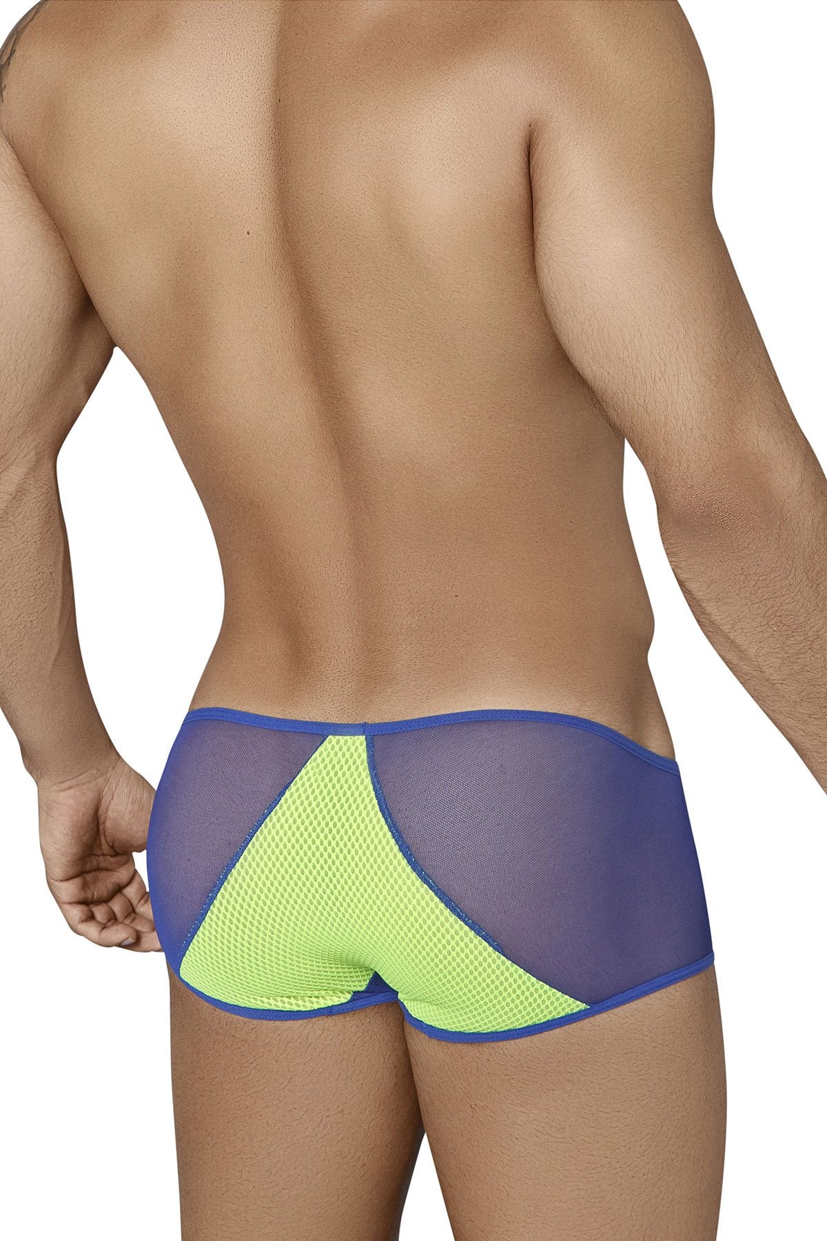 Candyman Blue/Hot Green Sheer Brief