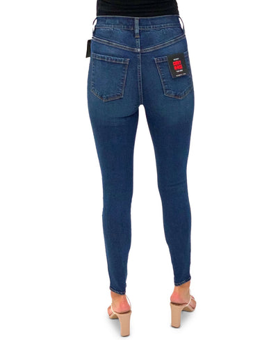 Celebrity Pink Juniors' Curvy High-rise Skinny Jeans Blue