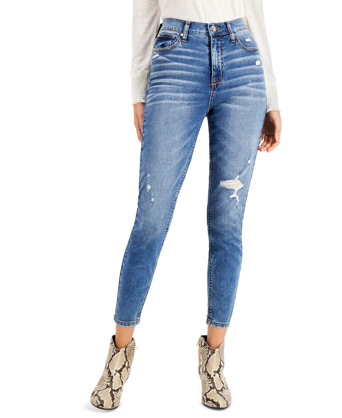 Celebrity Pink Juniors' High-rise Skinny Jeans Balkan