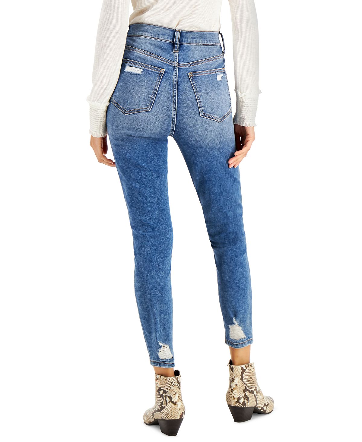 Celebrity Pink Juniors' High-rise Skinny Jeans Balkan