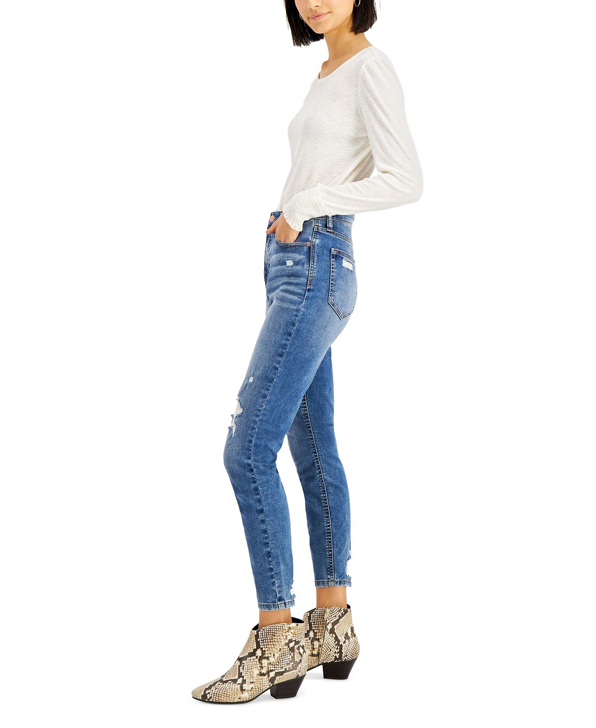 Celebrity Pink Juniors' High-rise Skinny Jeans Balkan