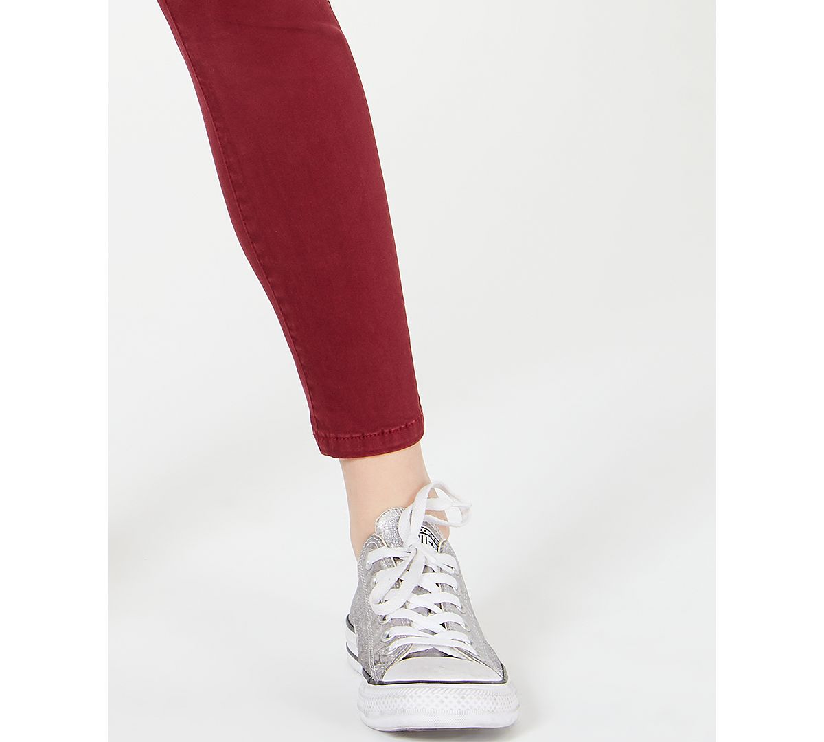 Celebrity Pink Juniors' Skinny Jeans Burnt Red