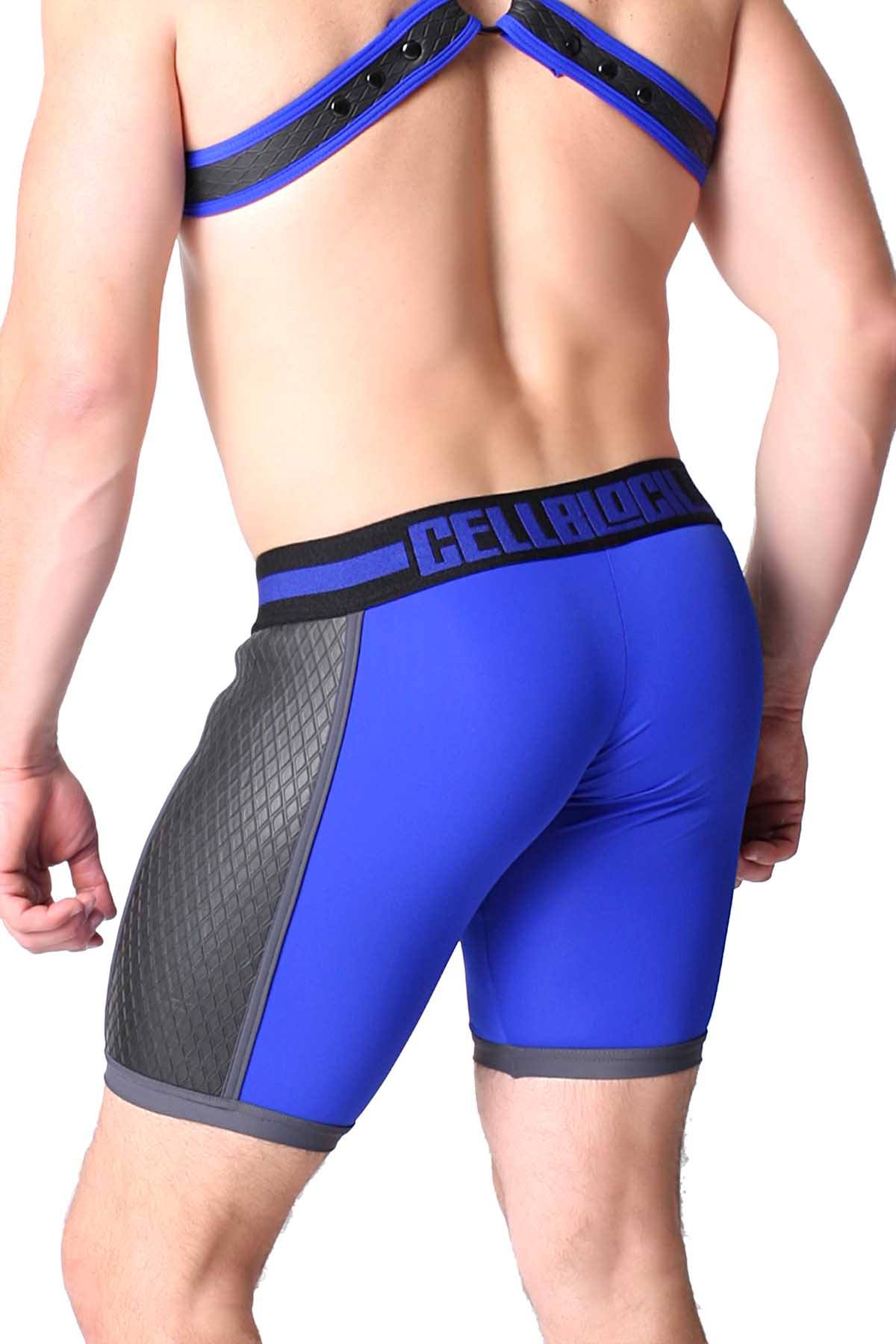 CellBlock 13 Blue Gridiron Short