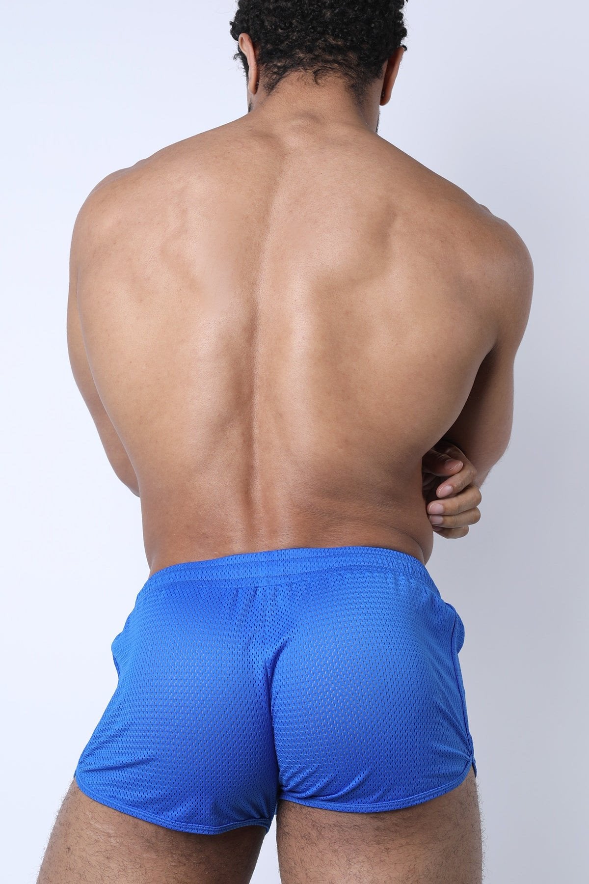 CellBlock 13 Blue Linebacker Short w/ Cockpouch
