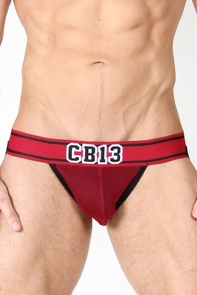 CellBlock 13 Burgundy Halfback Jockstrap