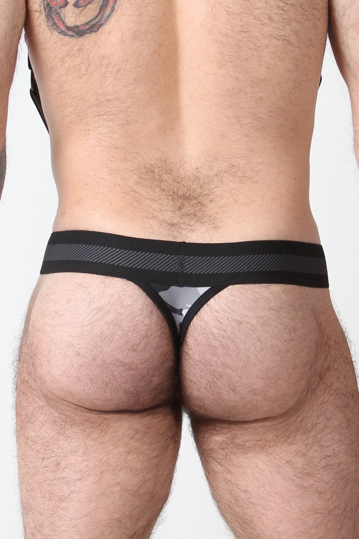 CellBlock 13 Camo Grey Spartan Neoprene Thong
