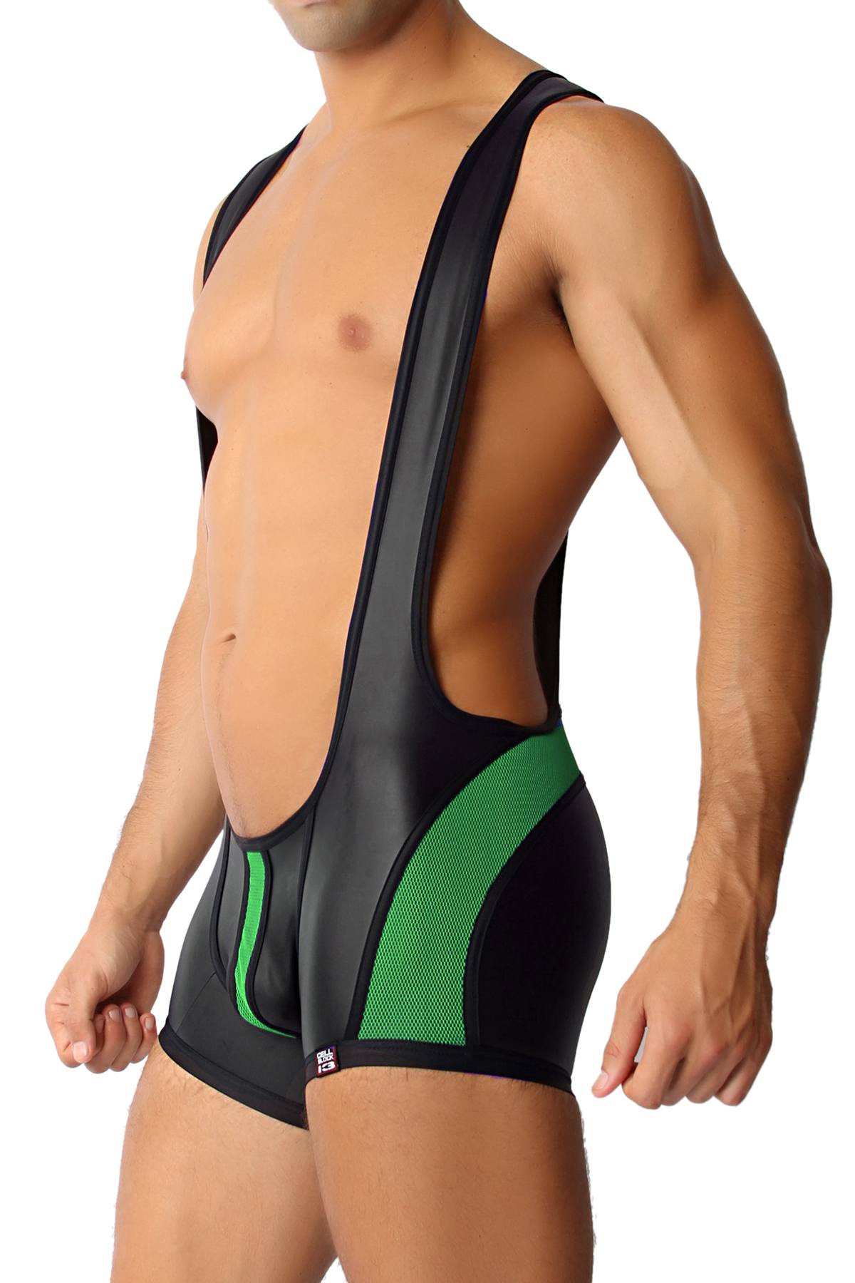 CellBlock 13 Green Vector Rubber Singlet