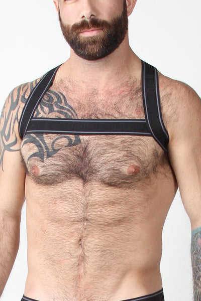 CellBlock 13 Grey Atlas Elastic Harness