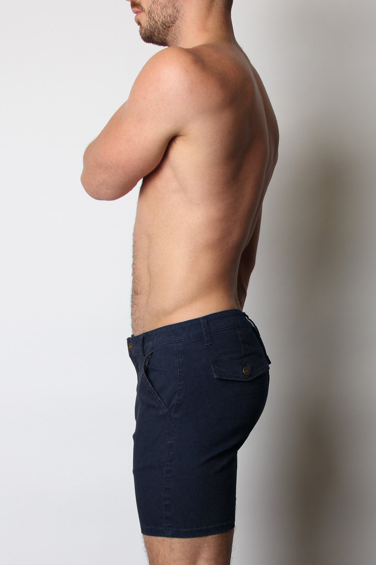 CellBlock 13 Navy Titan Zipper Short