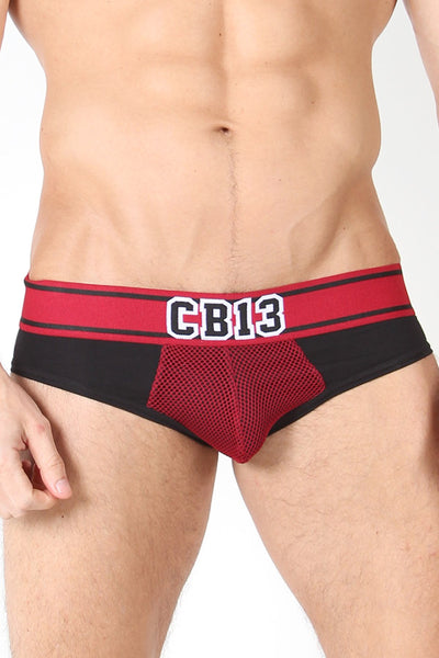 CellBlock 13 Red Halfback Low Rise Brief