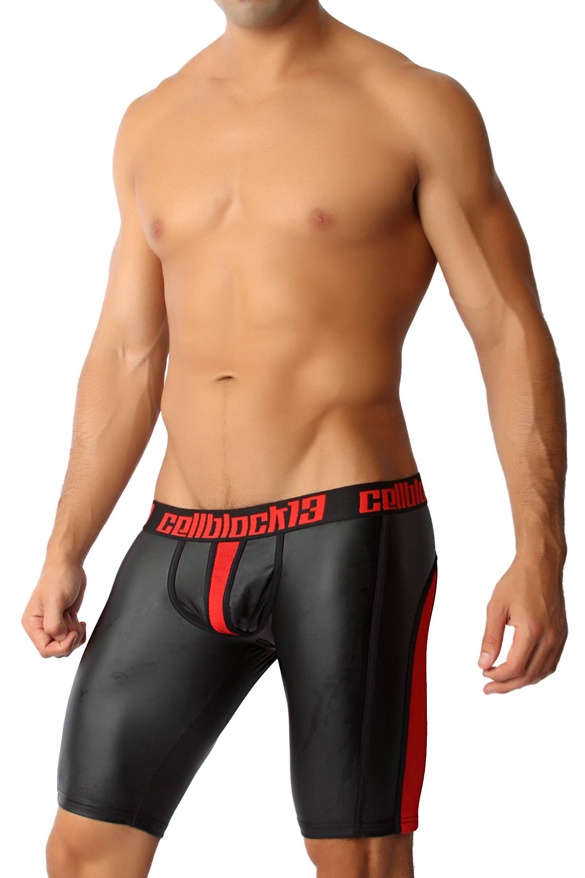 CellBlock 13 Red Vector Rubber Short