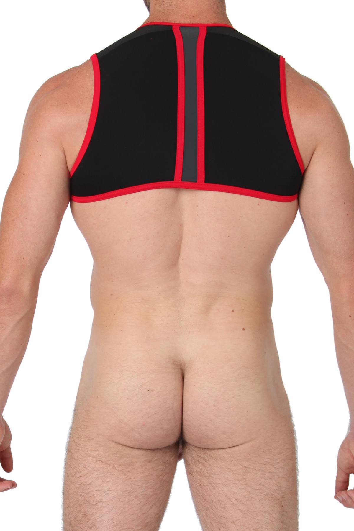 CellBlock 13 Red X-treme Hybrid Harness w/Jock Armour
