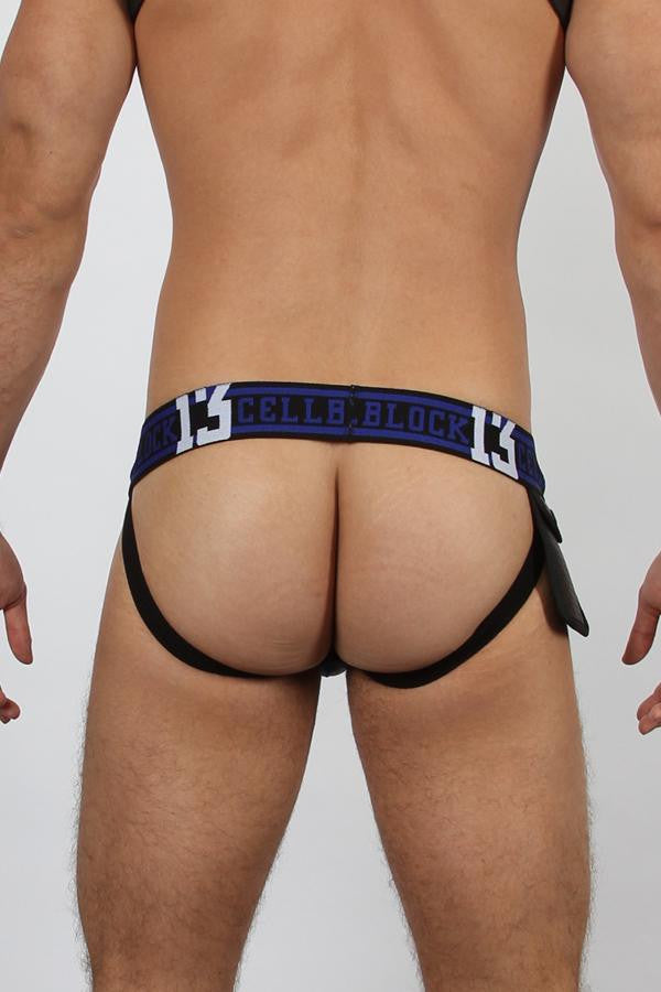 CellBlock 13 Sniper Blue Neoprene Jock w/ Side Pocket