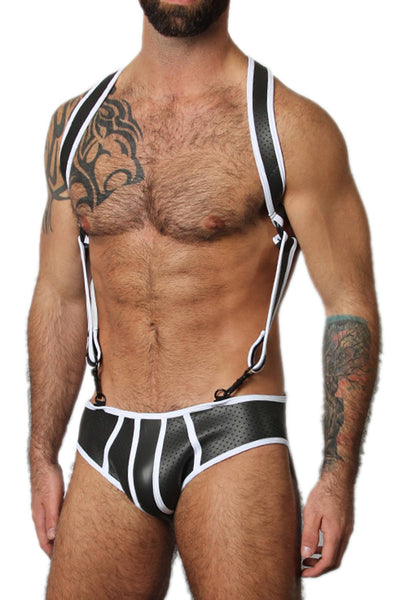 CellBlock 13 White Gunner Neoprene Harness