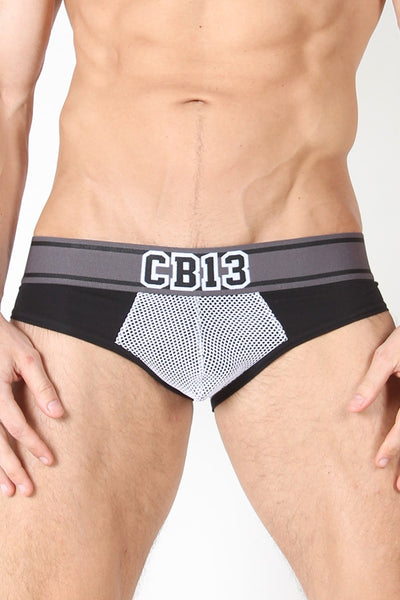 CellBlock 13 White Halfback Low Rise Brief