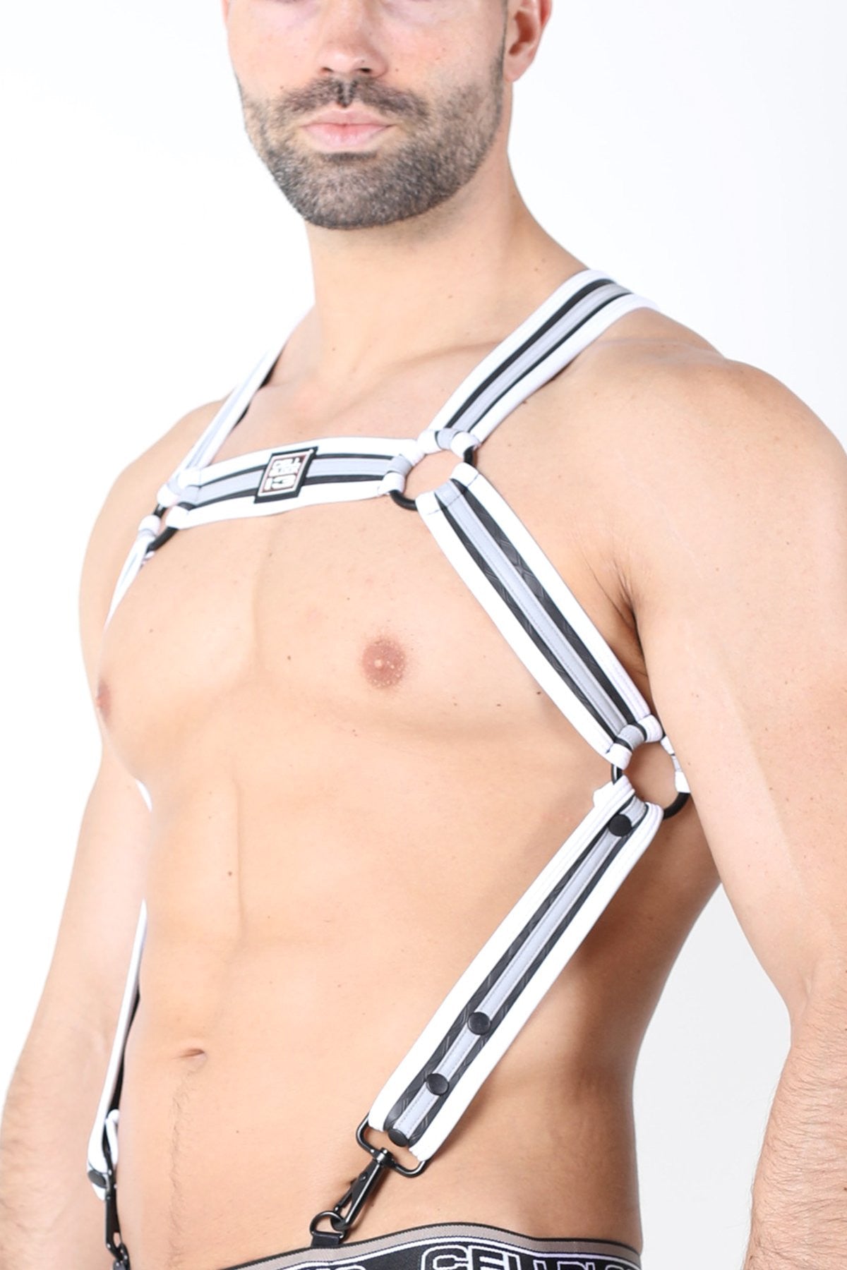 CellBlock 13 White Rogue X Neoprene Reflective Harness