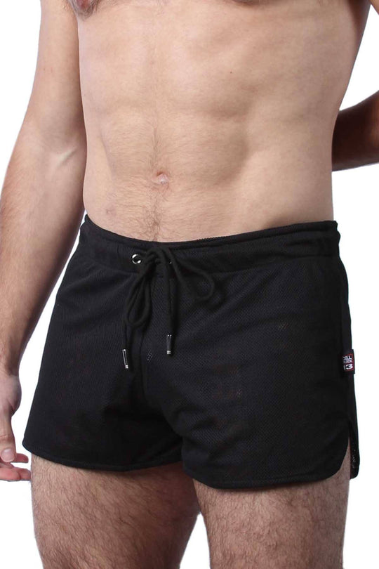 Cellblock 13 Black Midfield Mesh Reversible Short