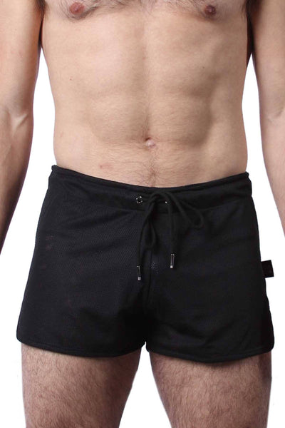 Cellblock 13 Black Midfield Mesh Reversible Short