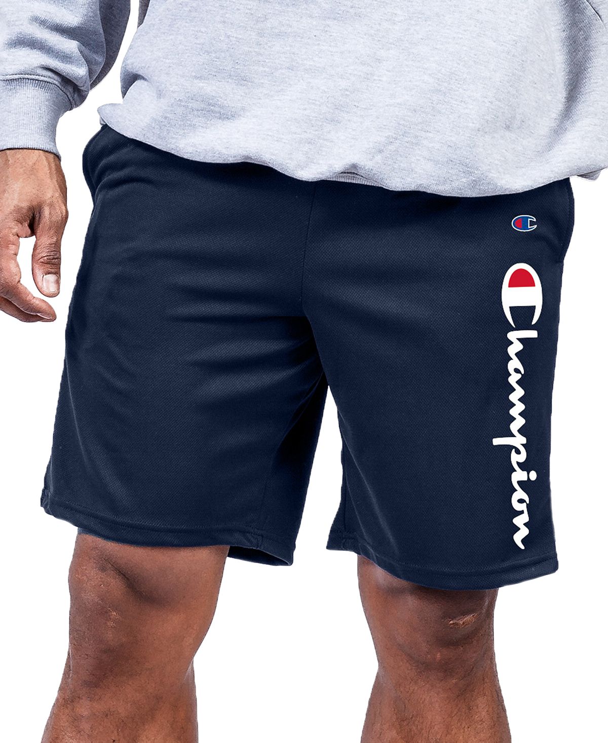 Champion Big & Tall Logo Shorts Navy