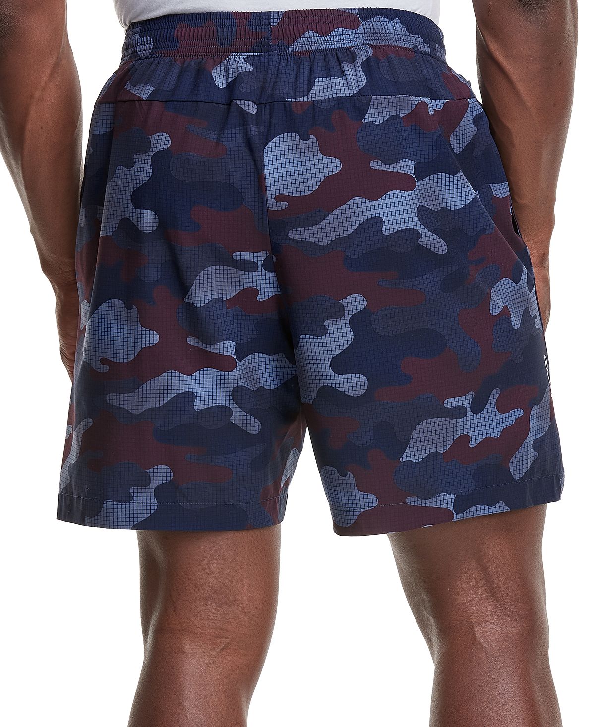 Champion Camo 7" Sport Shorts Smoked Grid Camo Classic Sky B