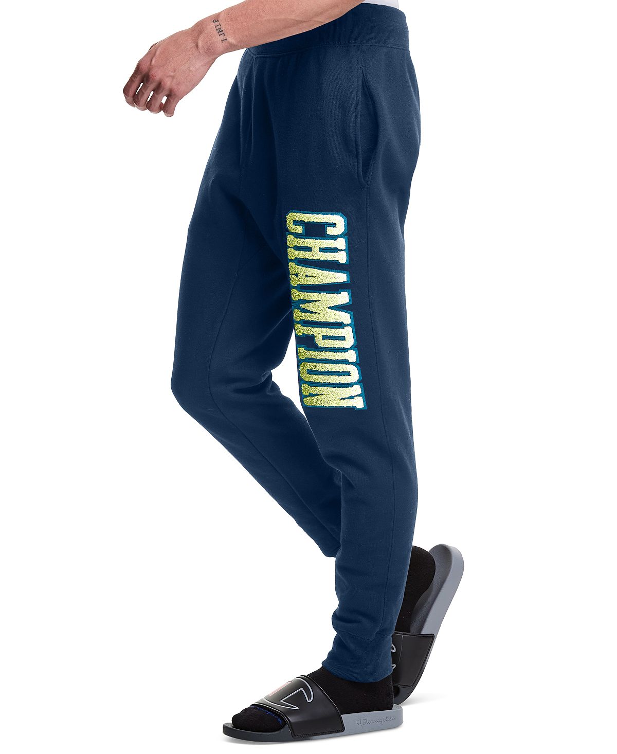 Champion Reverse Weave Jogger Pants Jetson Blue