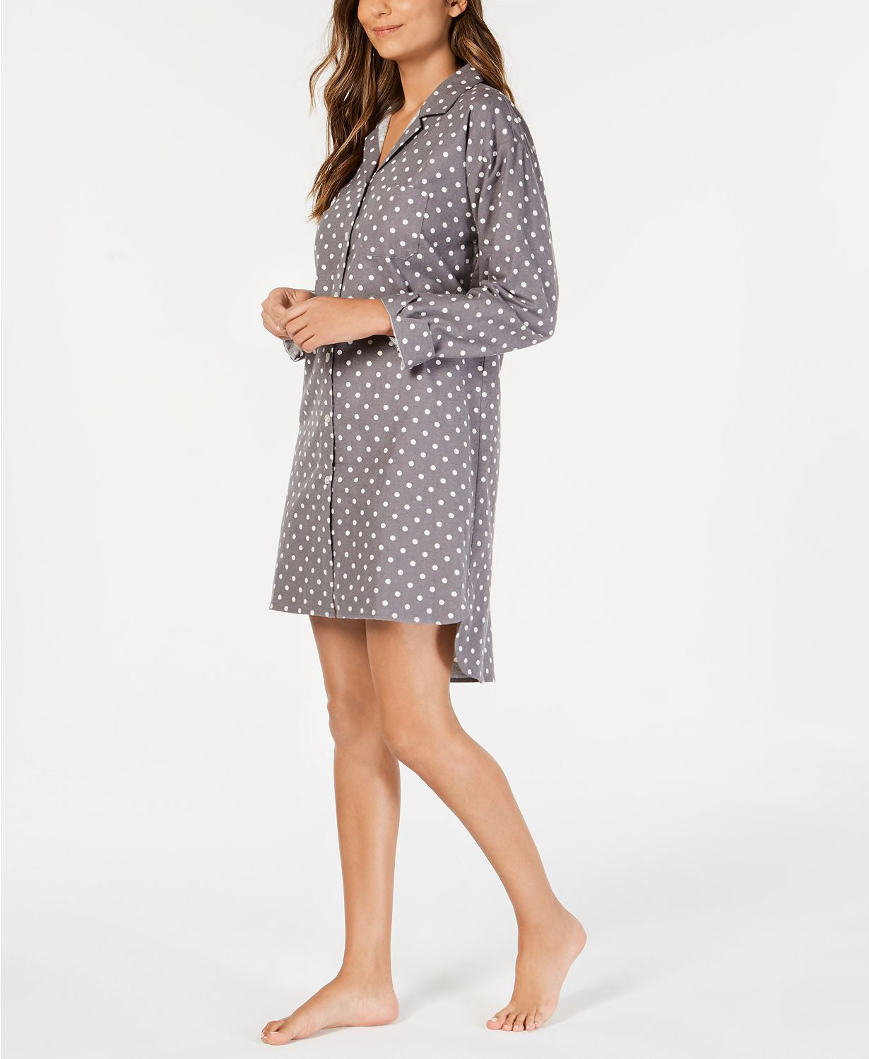 Charter Club Cotton Flannel Plaid Sleepshirt