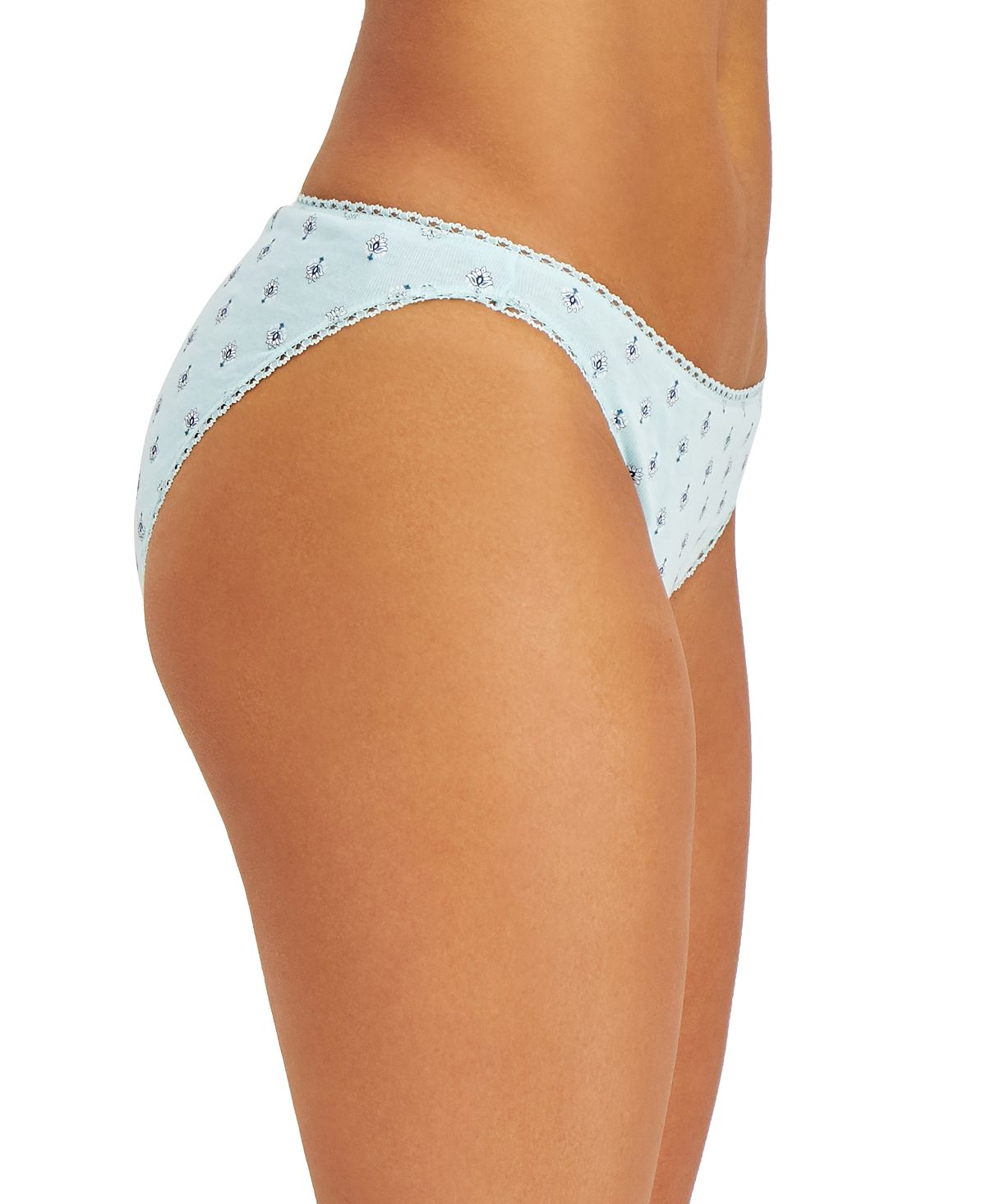 Charter Club Everyday Cotton Bikini Underwear Blue Light