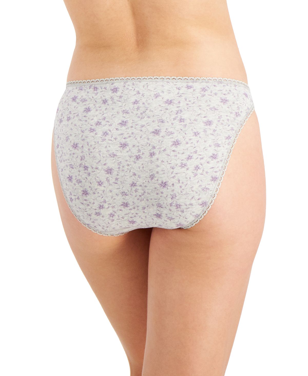 Charter Club Everyday Cotton Wo Bikini Underwear Floral Vine