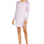 Charter Club Floral-embroidered Sleepshirt Nightgown Lilac Petal