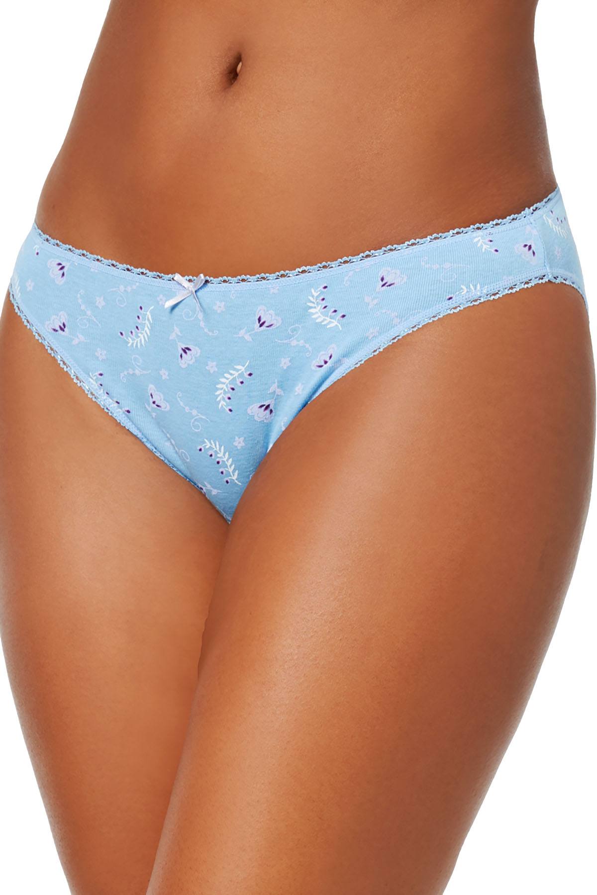 Charter Club Intimates Bluebells Pretty Cotton Bikini Brief