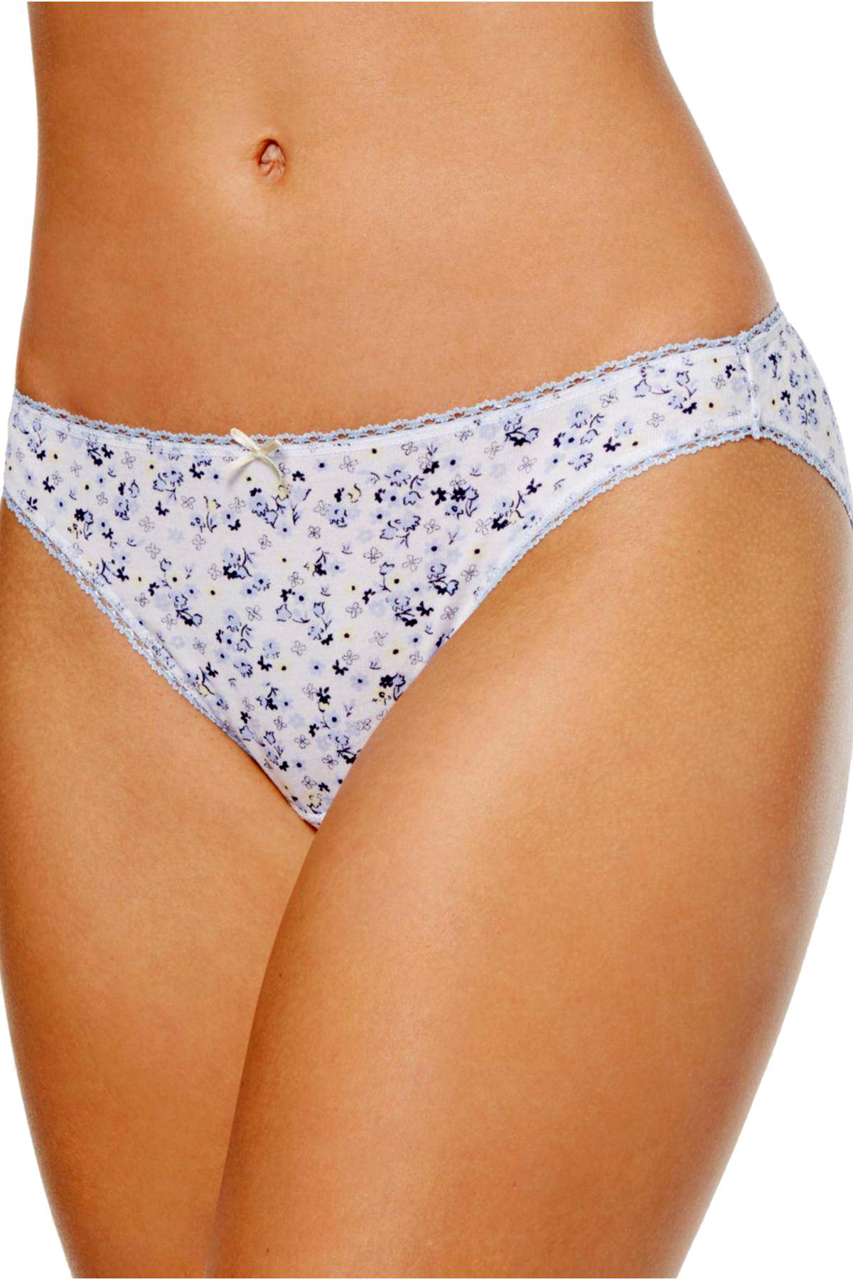 Charter Club Intimates Tulips and Daisies Pretty Cotton Bikini Brief