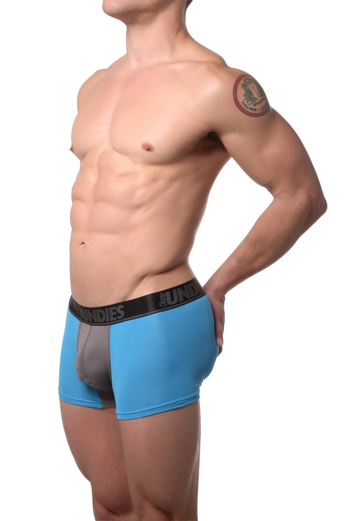 CheapUndies Blue Cool Mesh Trunk