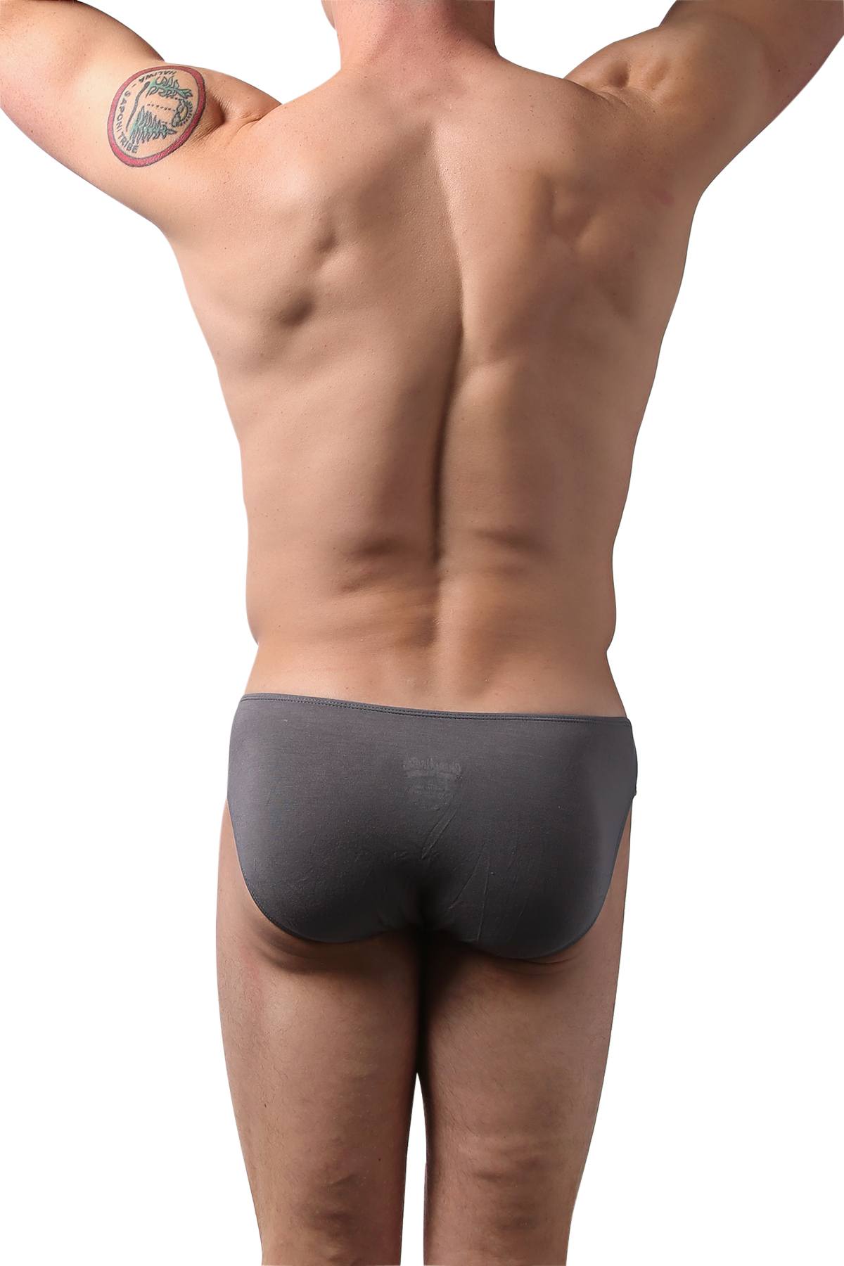 CheapUndies Charcoal Modal Comfort Pouch Brief