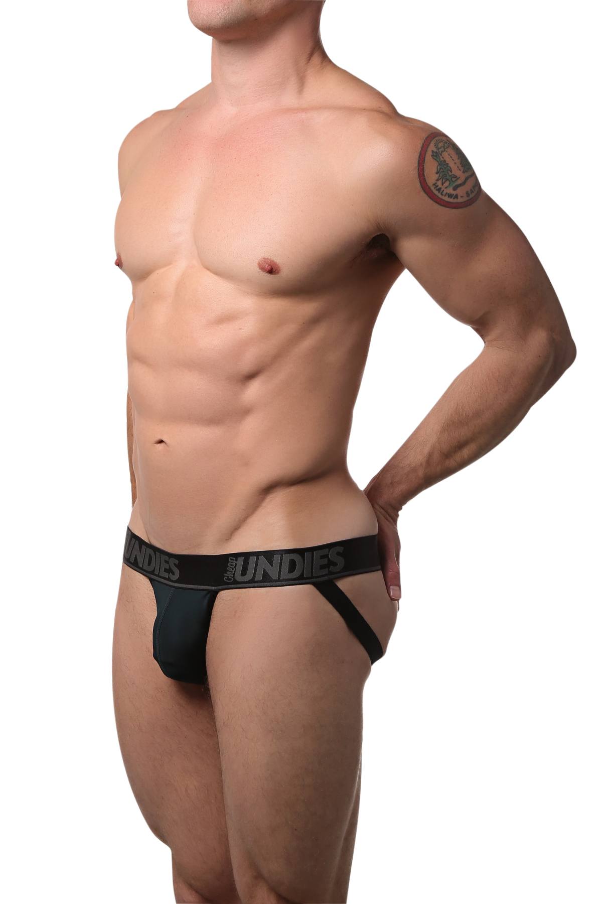 CheapUndies Charcoal Sports Jock