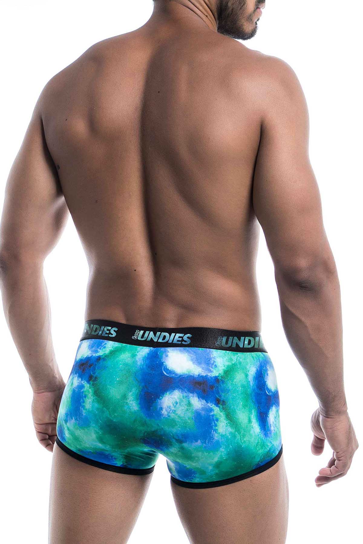 CheapUndies Green Galaxy Trunk