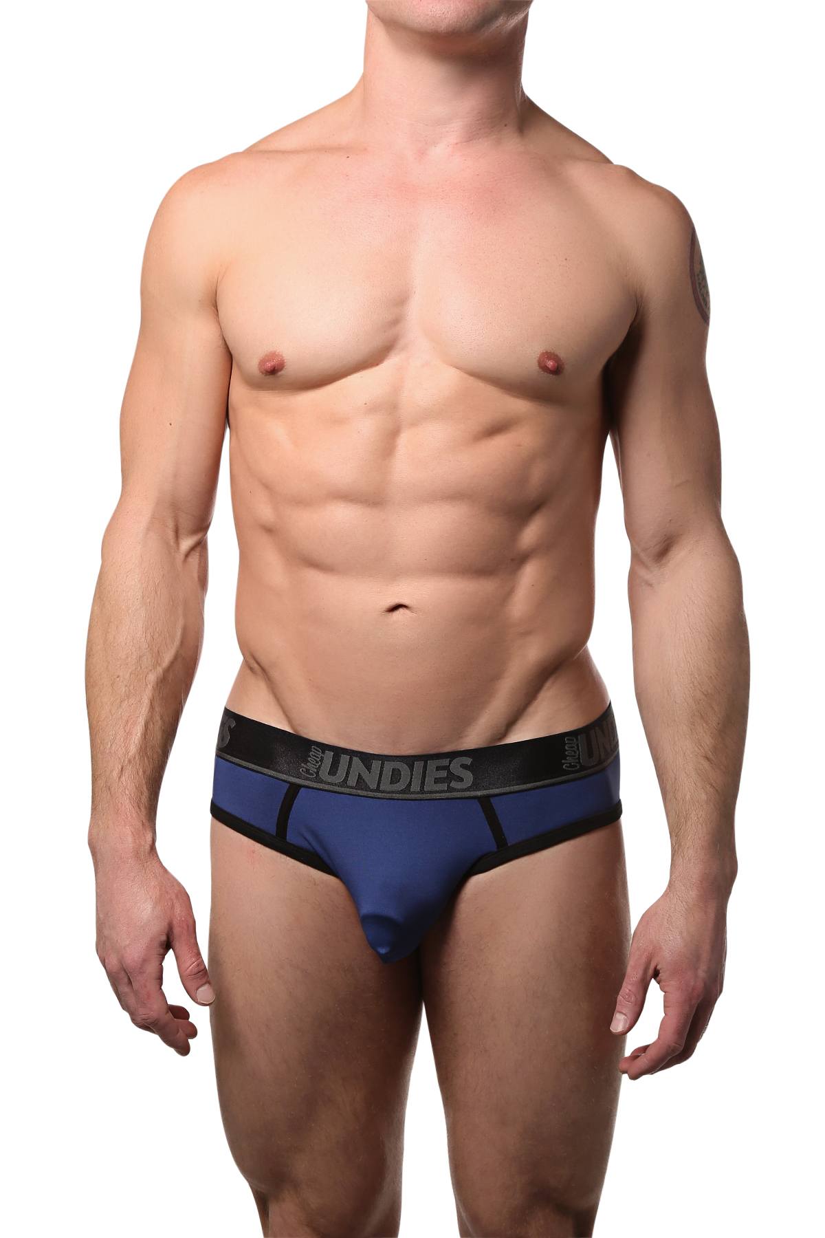 CheapUndies Navy Sports Jock Brief