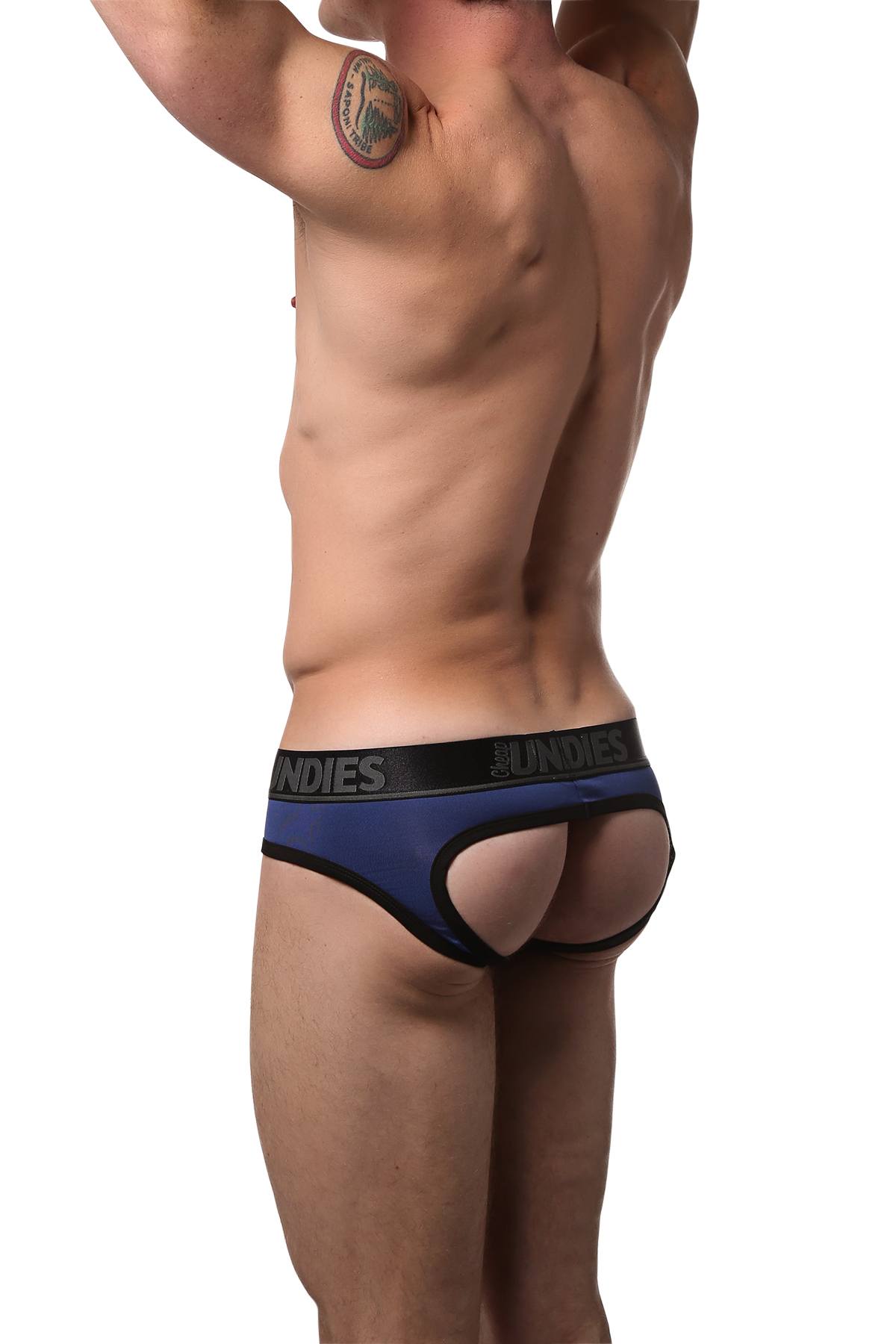 CheapUndies Navy Sports Jock Brief