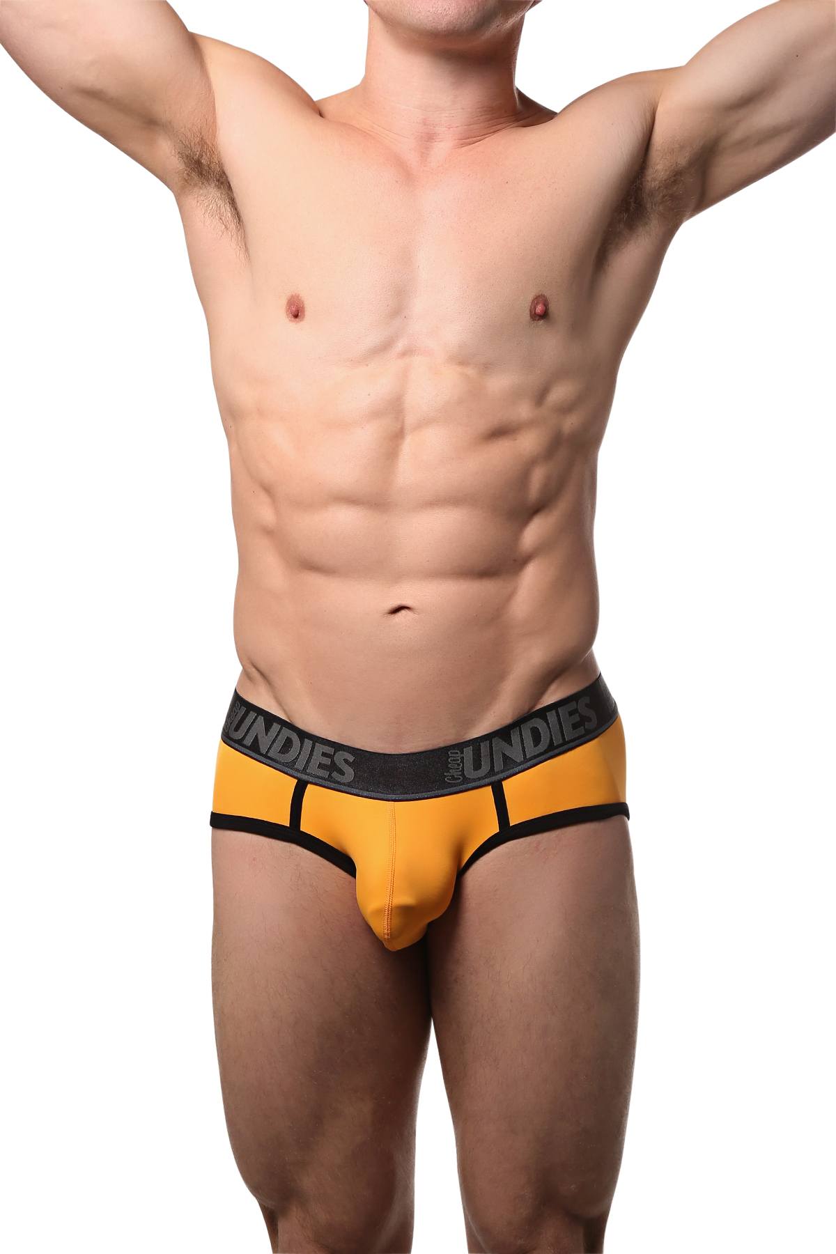 CheapUndies Orange Fluid Brief