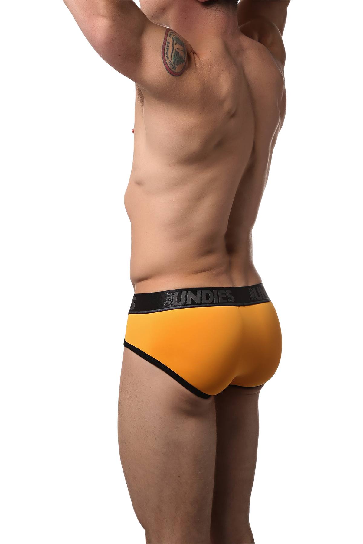 CheapUndies Orange Fluid Brief