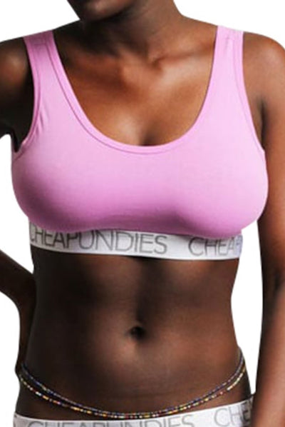 CheapUndies Pink Venus Sports Bra