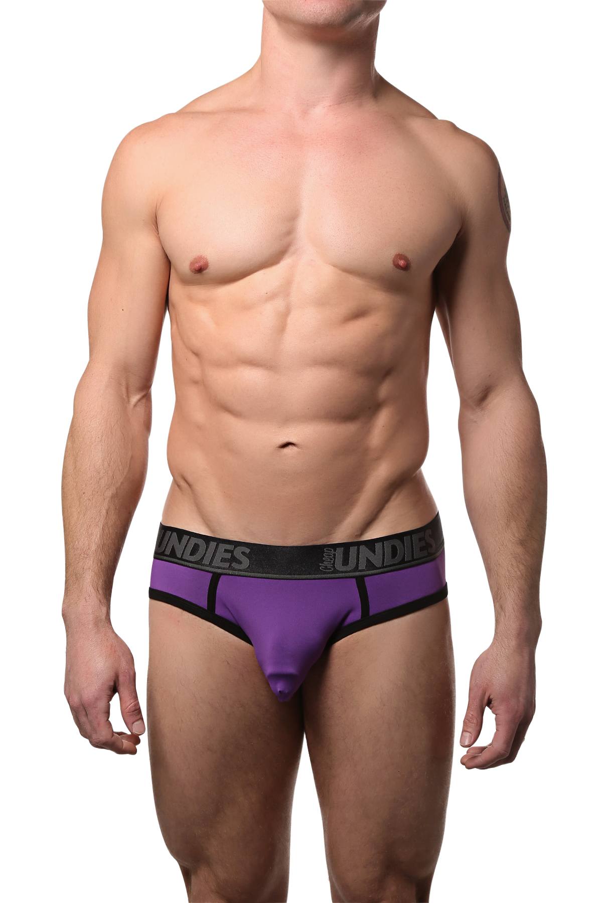 CheapUndies Purple Sports Jock Brief