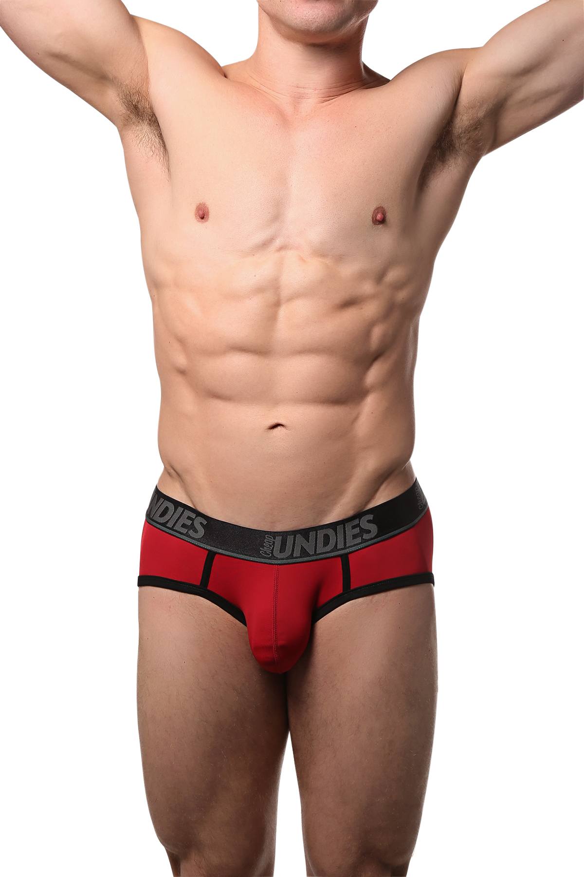 CheapUndies Red Fluid Brief
