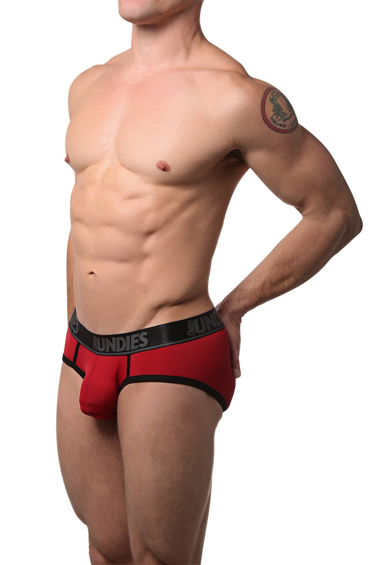 CheapUndies Red Fluid Brief
